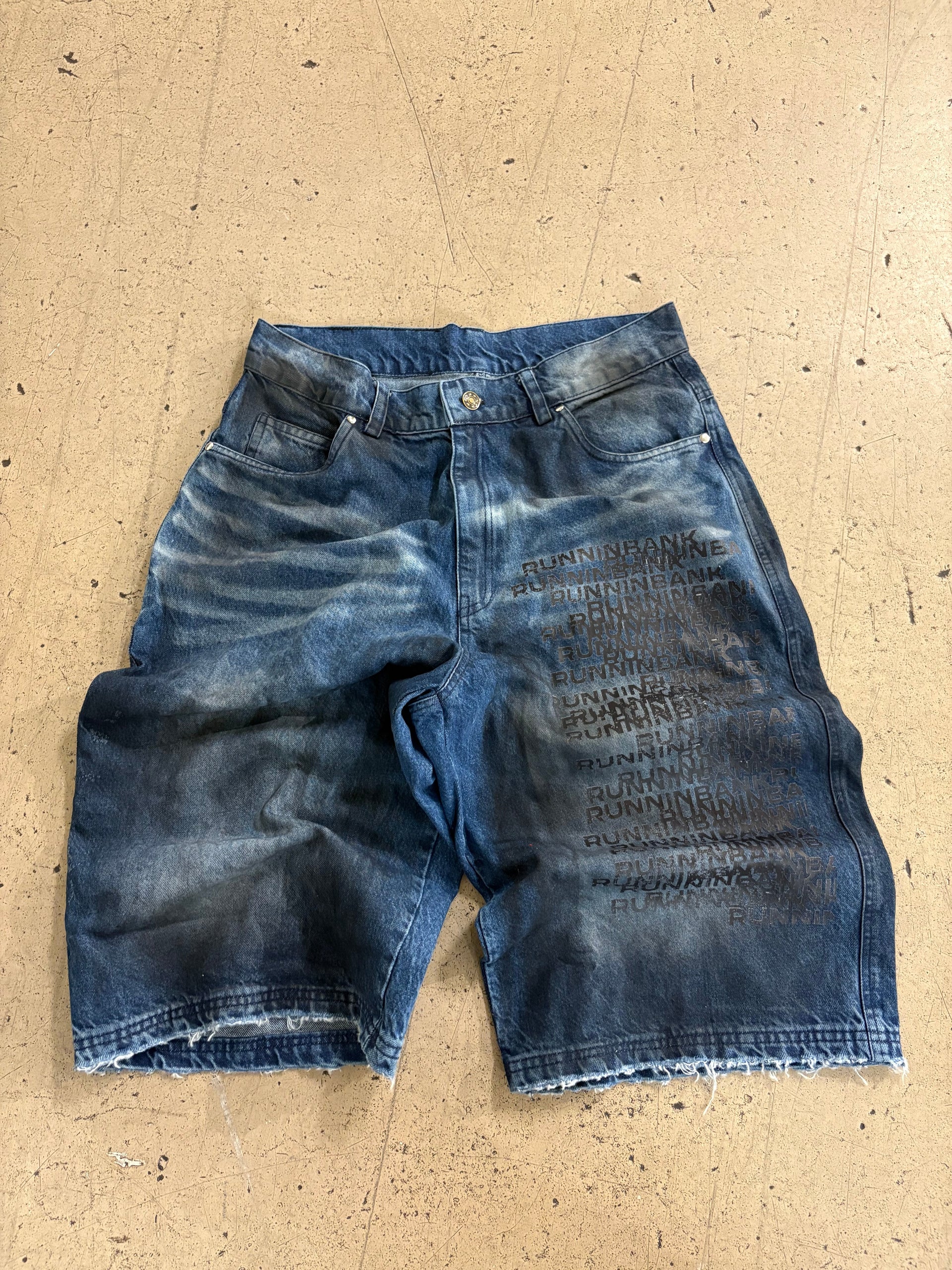 Burnt Denim Jorts